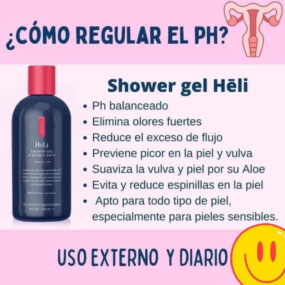 Shower gel heli